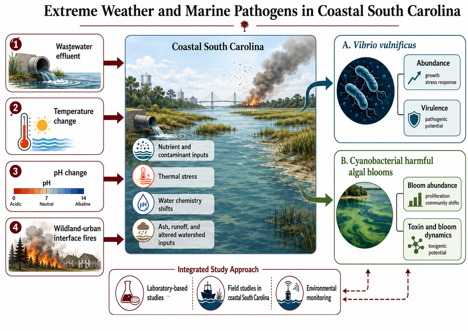 Weather and pathogens diagram